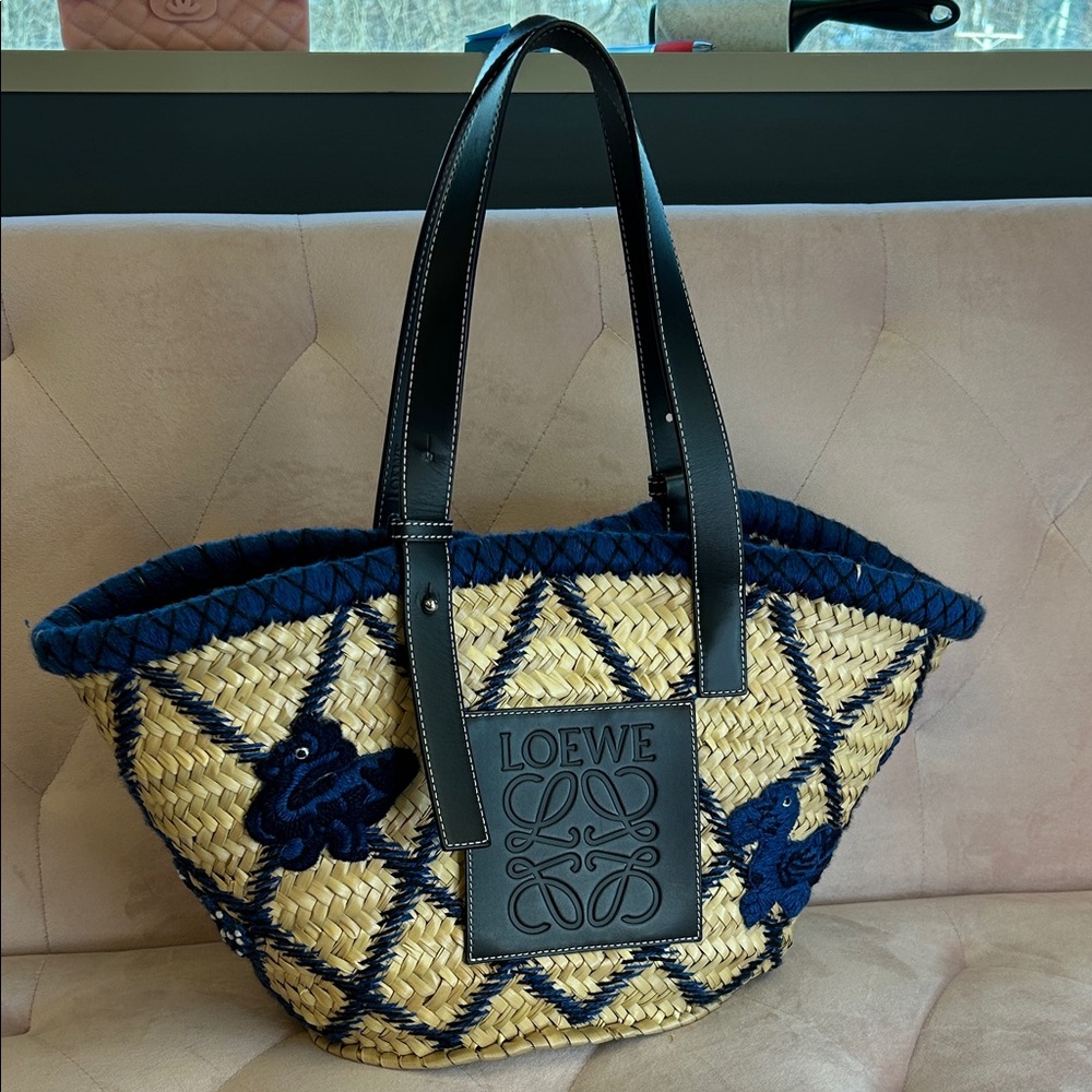 Loewe Medium Basket Bag from the William de Morgan collaboration